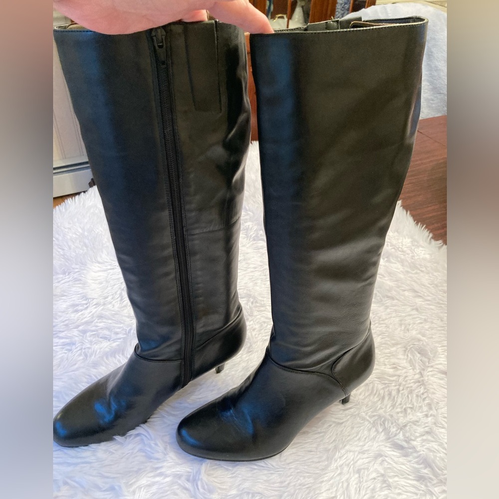 Tall boots by Nine West, black size 8 1/2
